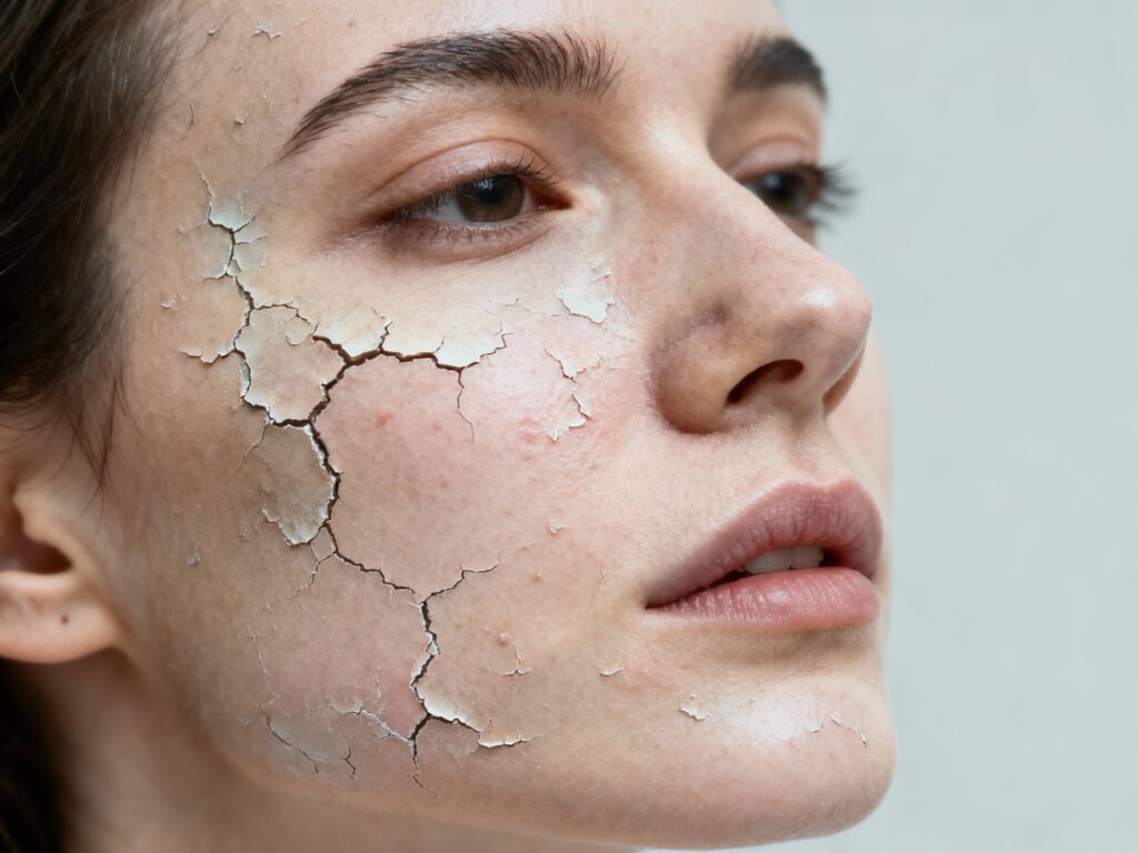 7. Dry, Dull, or Flaky Skin